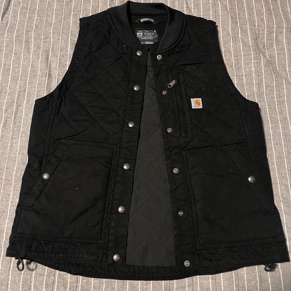 Women carhartt black vest
